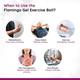 Flamingo Gel Excercise Ball - Red (OC - 2138) (M) - Abdomen/Neck/Arm/Elbow Supports