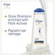 Dove Nutri Serum Intense Repair Nourishing Shampoo for Damaged Hair 340ml - Shampoos