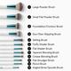 bh cosmetics Poolside Chic 12 Piece Brush Set 1's - Lens Solution & Accessories