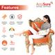 AccuSure Fabric Heating Pad - Grey (XL) 1's - Heating Belt