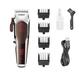 VGR V-189 Trimmer 180 min Runtime 4 Length Settings (Maroon) 1's - Trimmers