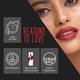 Insight Cosmetics Matte Lip Ink - 12 Delicate 4gm - Liquid Lipsticks