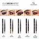 Half N Half Arch Eyebrow Artist Long Lasting Autometic Eyebrow Pencil & Brush, Natural Brown-05 0.4 g - Eyebrow Pencils & Enhancers