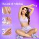 Bombae Rollplay Pro Hair Removal Razor for Women with Rolatek Roller, Aloe Gel and Jojoba Oil 125Pcs 1's - Razors & Cartridges