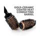 Alan Truman Gold Ceramic Blow-Drying Brush-Large 1's - Hair Brushes