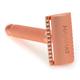 Hajamat Scythe Safety Razor, Ultra High Grade Stainless Steel 304, Rose Gold Finish 1's - Razors & Cartridges