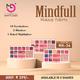 Matt Look 13 Shades Mindful Eyeshadow Baked Highlighter Blush Makeup Palette Smooth Blendable Colors- 03 16.5 gm - Face Palettes