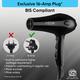 Vega Professional Hair Dryer for Men and Women Pro Touch 1800-2000 Watts with 2 Detachable Nozzles, (VHDP-02) 894 gm - Hair Dryers