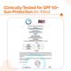 The Derma Co. 1% Hyaluronic Sunscreen SPF 50 Aqua Gel, Pa++++,For Broad Spectrum & Blue Light Protection 80 gm - Face Sunscreen