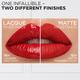 Loreal Paris Infallible Laque Resistance Lacquer-Like Shine, 16H Longwear, 420 Le Rouge Paris 4 ml - Liquid Lipsticks