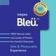 Bleu 3 in 1 High Grade Natural Latex Dotted Ribbed and Contour Shaped Condoms 8's - Plain/Flavoured Condoms