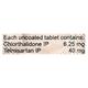 CTD T 6.25/40mg Tablet 15'S - Hypertension-Ang