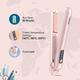 Vega Go Mini Cordless Hair Straightener for Women with Power Bank for Mobile and Travel Friendly 280 gm - Straighteners