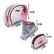 Colorbar Lips & Lashes Bag In Bag(Set Of Three) - White + Blush Pink 1's - Makeup Bags & Cases