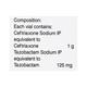 Montaz 1gm Injection 1's - Bacterial Infections-Cep