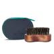 Man Arden Boar Bristle Beard Brush with Leather Pouch 1's - Beard Comb