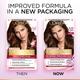 Loreal Paris Excellence Creme Hair Color No Ammonia with French Rose Oil Triple Care Color, 5.32 Caramel Brown 100gm+72ml 1's - Crème