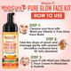 WishCare Vitamin C+ Pure Glow Face Wash - with Vitamin C Hyaluronic Acid Niacinamide Oranges Calendula & Turmeric 150 ml - Face Washes