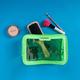 Colorbar Lips and Lashes Box Pouch - Neon Green 1's - Makeup Pouches