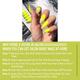 Nails On Board Handmade Press On Gel Nails- Holographic Lemon Yellow X Small 50 gm - Nail Care