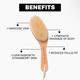 House of Beauty Dry Brush For Body For Lymphatic Drainage, Smooth Skin, In-Grown Hair 1's - Others
