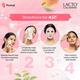 Lacto Calamine Green Tea Face Sheet Mask Instant Hydration Glycolic Acid and D-Panthenol 30 g - Sheet Masks