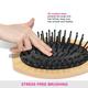 Vega Wooden Cushion Brush (E2 - Bb) - Hair Brushes