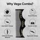 Vega Moustache Comb (HMBC - 194) 1's - Hair Combs
