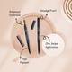Half N Half Arch Eyebrow Artist Long Lasting Autometic Eyebrow Pencil & Brush, Natural Brown-05 0.4 g - Eyebrow Pencils & Enhancers