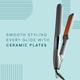 Winston Hair Straightener with Titanium Ceramic Plates, Adjustable Temperature 500 gm - Straighteners