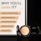 Lakme Xtraordin-airy Compact, 2 In 1 Compact + Foundation, Lightweight, SPF17, 05 Beige Honey, 9 gm - Compact Powder