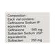 Monocef SB 500/250mg Injection 1's - Bacterial Infections-Cep