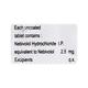 Betalol 2.5mg Tablet 10'S - Hypertension-Bet