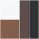 Half N Half The Brow Addition Eyebrow Enhancer Palette with Sleek Spoolie Brush, Thick Arch-01 8 g - Eyebrow Pencils & Enhancers