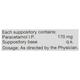 SUPPOL CHILD 170mg Suppository 5's - Fever-Ana