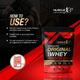 MuscleXP Raw Whey Protein Concentrate 80% Powder - Unflavored 1 kg - Whey Proteins