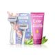 LetsShave Evior 3 Sensitive Razor for Women - 1 Handle + 1 Blade  Smooth Full Body Shave - Shaving & Hair Removal