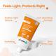The Derma Co. 1% Hyaluronic Sunscreen SPF 50 Aqua Gel, Pa++++,For Broad Spectrum & Blue Light Protection 80 gm - Face Sunscreen
