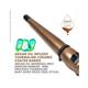 Alan Truman Gold Ceramic Wand Medium (25-13Mm) 1's - Rollers & Curlers
