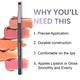 Matt Look Lip Filler Brush for Soft Smooth & Free Fuller Lips for Face Makeup 1 gm - Lip Brush