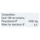 Fevridol 1gm IV Infusion 100ml - Fever-Ana