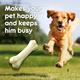Purepet Pressed Chew Bones, Dog Treats, 6 inches - Pack of 4 Bones 360 gm - Petfood