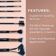 Bronson Professional makeup brush (Pack of 8) 1's - Face Brush