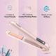 Vega Go Mini Cordless Hair Straightener for Women with Power Bank for Mobile and Travel Friendly 280 gm - Straighteners