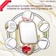 Majestique Table Top Double Side Makeup Mirror, 1X/20X Magnifying Mirror, 180 Degree - Multicolor 1's - Mirror
