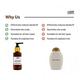 Love Earth Hair Cleanser Organic Aloe Vera with blend of Almond oil 100 ml - Curly Hair