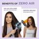 Tash Hair 3-in-1 Heated Round Brush- Volumizer + Curling Tong + Straightener Brush (Va-Va Volume) 1's - Hair Dryers