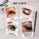 Faces Canada Ultime Pro Intense Gel Kajal With Smudger & Sharpener - Black, 24HR Long Stay 1.2 gm - Kajal & Kohls