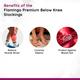 Flamingo Premium Below Knee Stockings (OC2073) (M) 1's - Knee/Ankle/Leg/Foot Supports