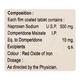 MINADO 500mg Tablet 10's - Pain relief-Nsa